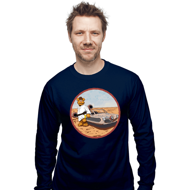 Daily_Deal_Shirts Long Sleeve Shirts, Unisex / Small / Navy Luke Skywockawocka