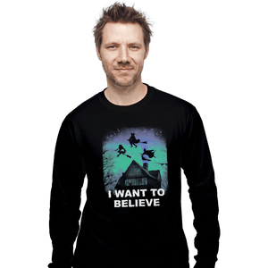 Shirts Long Sleeve Shirts, Unisex / Small / Black Believe In Magic