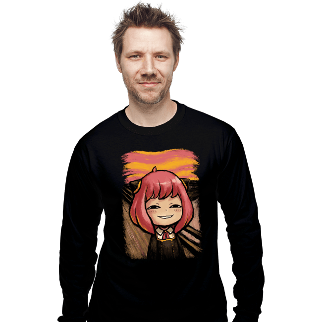 Secret_Shirts Long Sleeve Shirts, Unisex / Small / Black Anya Hehe