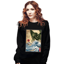 Load image into Gallery viewer, Daily_Deal_Shirts Long Sleeve Shirts, Unisex / Small / Black Great Old One In Japan
