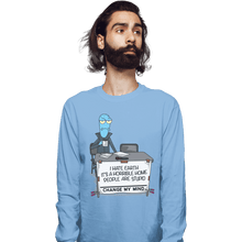 Load image into Gallery viewer, Shirts Long Sleeve Shirts, Unisex / Small / Powder Blue I Hate Earth
