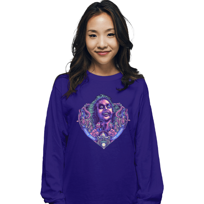 Daily_Deal_Shirts Long Sleeve Shirts, Unisex / Small / Violet The Ghost Groom