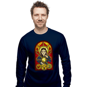 Shirts Long Sleeve Shirts, Unisex / Small / Navy Sun Saint