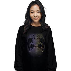 Shirts Long Sleeve Shirts, Unisex / Small / Black Panthers