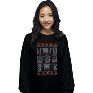 Secret_Shirts Long Sleeve Shirts, Unisex / Small / Black Nintendmas