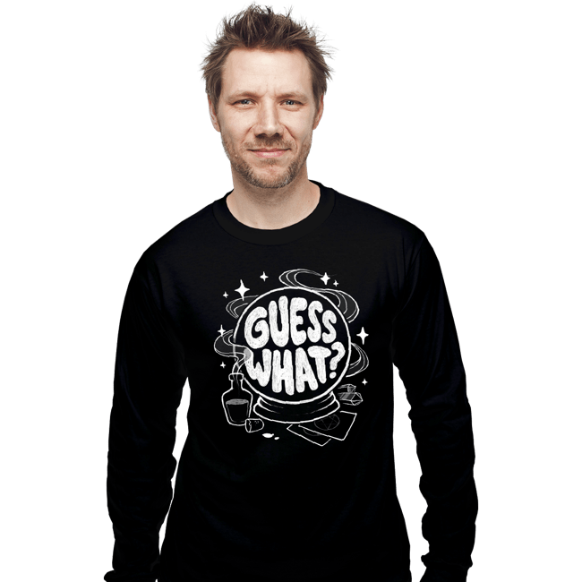 Daily_Deal_Shirts Long Sleeve Shirts, Unisex / Small / Black Crystal Ball
