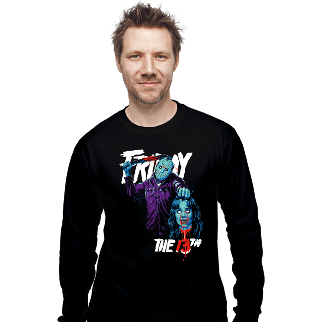 Secret_Shirts Long Sleeve Shirts, Unisex / Small / Black Jason 13TH NES