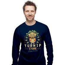 Load image into Gallery viewer, Shirts Long Sleeve Shirts, Unisex / Small / Navy The Best Turnip Store
