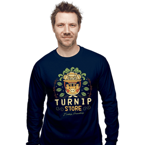 Shirts Long Sleeve Shirts, Unisex / Small / Navy The Best Turnip Store