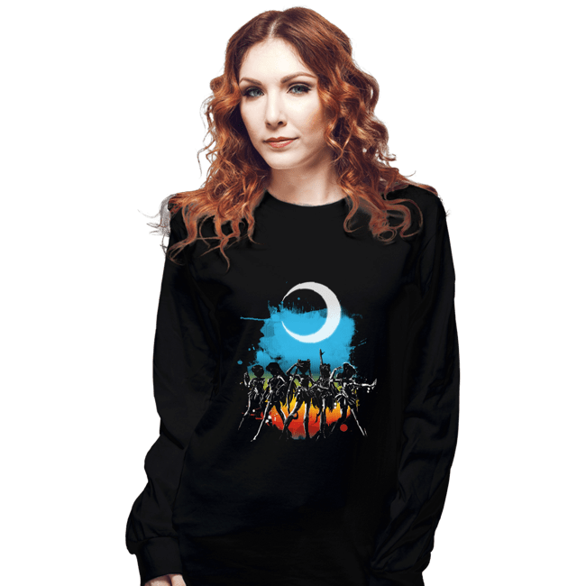 Shirts Long Sleeve Shirts, Unisex / Small / Black Inked Sailors