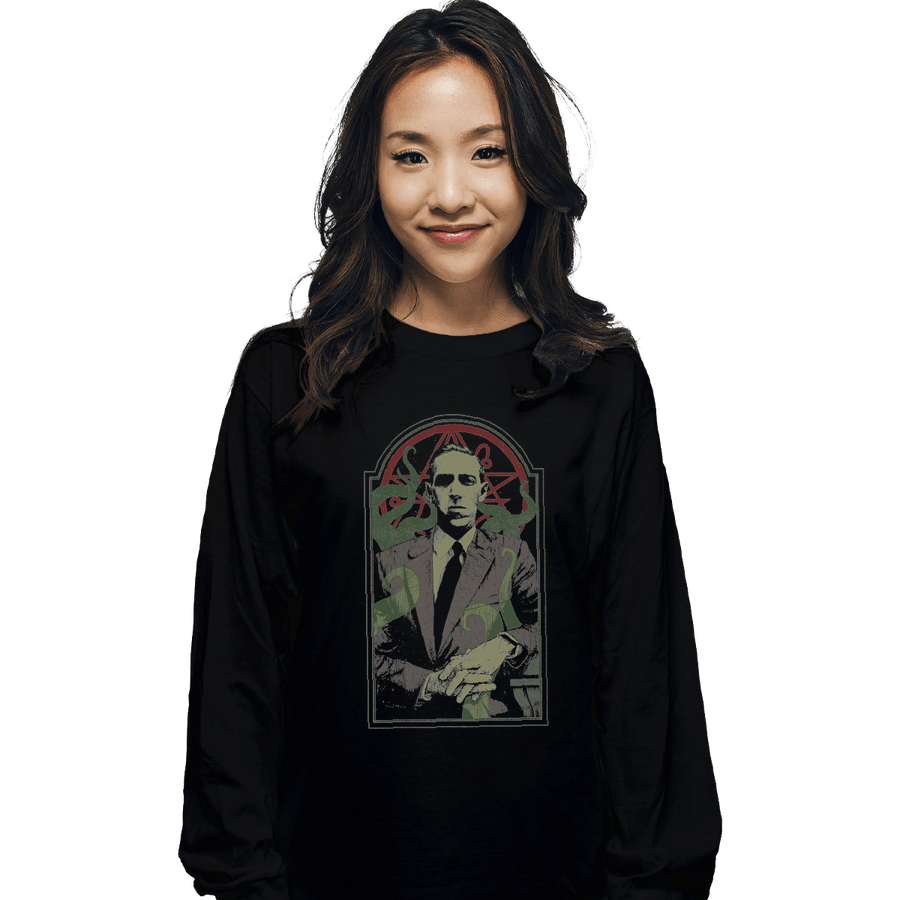 Shirts Long Sleeve Shirts, Unisex / Small / Black Lovecraft