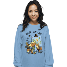 Load image into Gallery viewer, Daily_Deal_Shirts Long Sleeve Shirts, Unisex / Small / Powder Blue Vincent Van Dog
