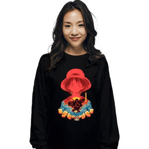 Shirts Long Sleeve Shirts, Unisex / Small / Black Luffy Shadow