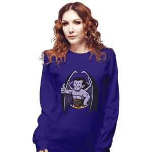 Shirts Long Sleeve Shirts, Unisex / Small / Violet Vault Gargoyle