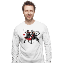 Load image into Gallery viewer, Daily_Deal_Shirts Long Sleeve Shirts, Unisex / Small / White The Final Lesson Sumi-e
