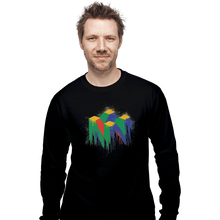 Load image into Gallery viewer, Shirts Long Sleeve Shirts, Unisex / Small / Black N64 Splash
