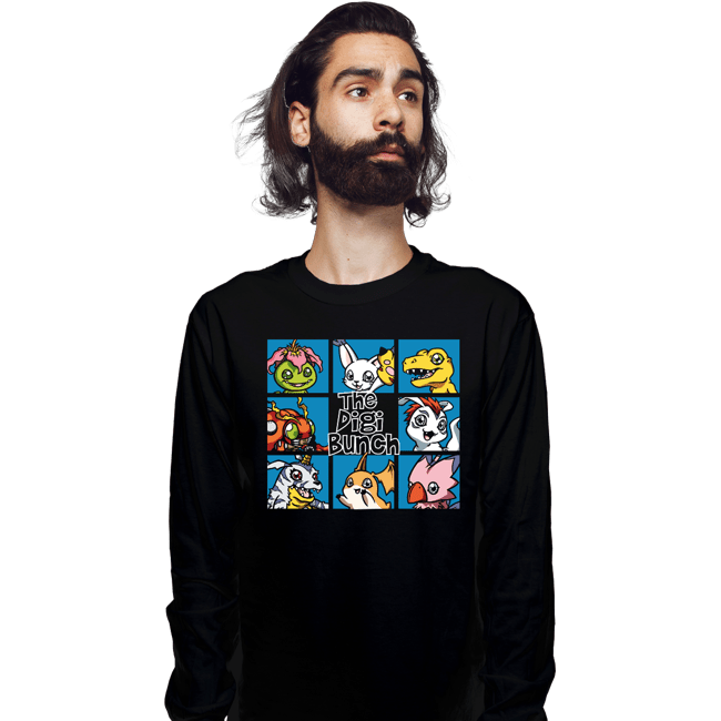 Secret_Shirts Long Sleeve Shirts, Unisex / Small / Black Digi Bunch