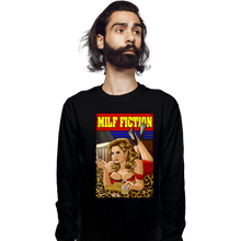 Load image into Gallery viewer, Secret_Shirts Long Sleeve Shirts, Unisex / Small / Black Milf Fiction
