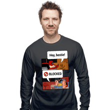 Load image into Gallery viewer, Daily_Deal_Shirts Long Sleeve Shirts, Unisex / Small / Charcoal Hey, Bestie!
