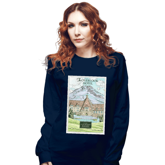 Secret_Shirts Long Sleeve Shirts, Unisex / Small / Navy Stay At The Overlook Hotel