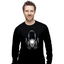 Load image into Gallery viewer, Shirts Long Sleeve Shirts, Unisex / Small / Black Alien Head
