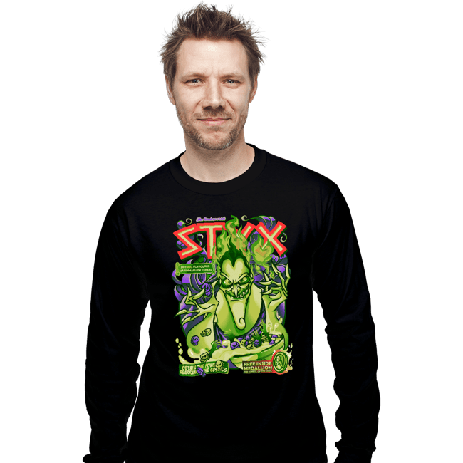 Shirts Long Sleeve Shirts, Unisex / Small / Black Hades Cereal