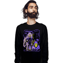 Load image into Gallery viewer, Daily_Deal_Shirts Long Sleeve Shirts, Unisex / Small / Black Emperor Skull Manga
