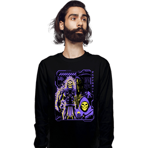 Daily_Deal_Shirts Long Sleeve Shirts, Unisex / Small / Black Emperor Skull Manga