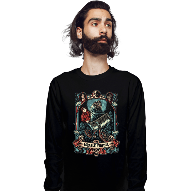 Daily_Deal_Shirts Long Sleeve Shirts, Unisex / Small / Black The Lovable Visitor