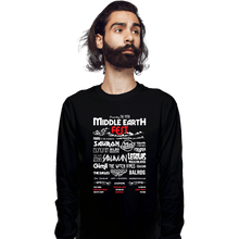 Load image into Gallery viewer, Shirts Long Sleeve Shirts, Unisex / Small / Black Middle Earth Fest
