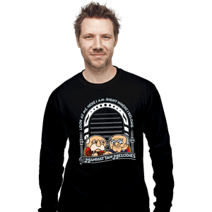 Shirts Long Sleeve Shirts, Unisex / Small / Black Statler and Waldorf Melodies