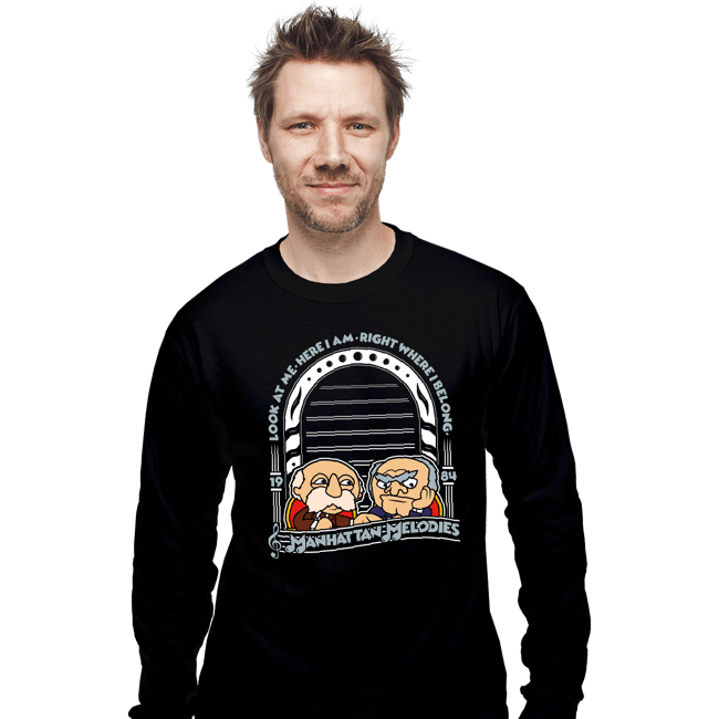 Shirts Long Sleeve Shirts, Unisex / Small / Black Statler and Waldorf Melodies