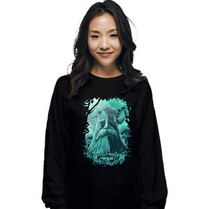 Daily_Deal_Shirts Long Sleeve Shirts, Unisex / Small / Black Hyrule Forest Hero