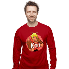 Load image into Gallery viewer, Daily_Deal_Shirts Long Sleeve Shirts, Unisex / Small / Red Ken Doll
