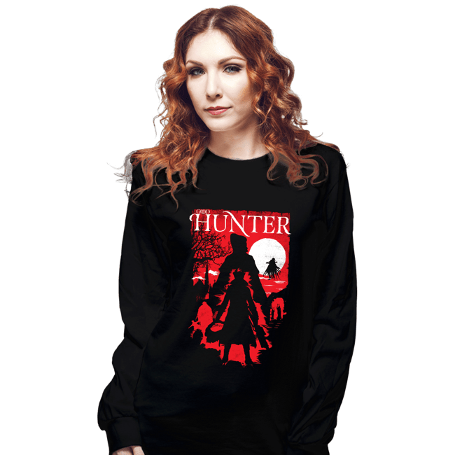Secret_Shirts Long Sleeve Shirts, Unisex / Small / Black Good  Hunter