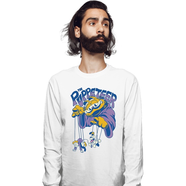 Secret_Shirts Long Sleeve Shirts, Unisex / Small / White The Puppeteer