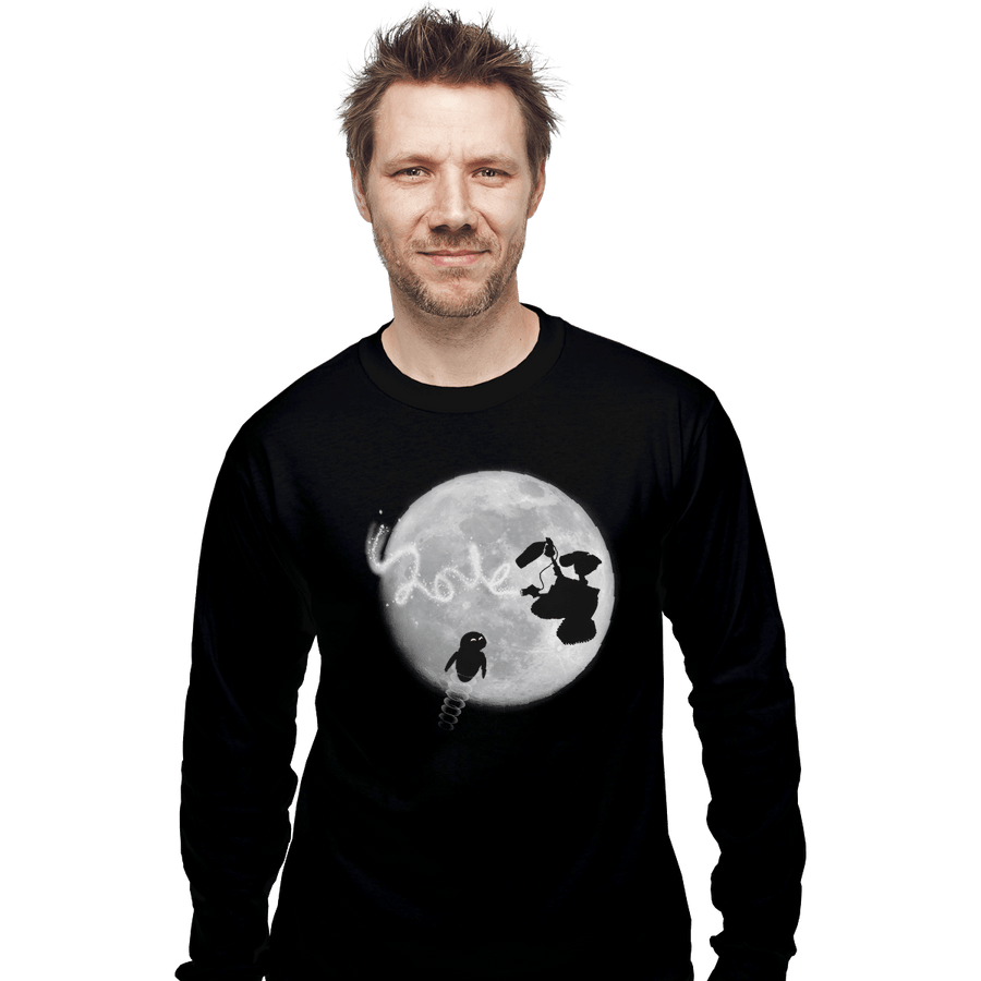 Shirts Long Sleeve Shirts, Unisex / Small / Black Robot Love