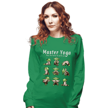 Load image into Gallery viewer, Daily_Deal_Shirts Long Sleeve Shirts, Unisex / Small / Irish Green Master Yoga
