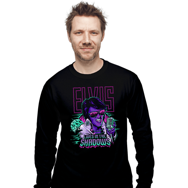 Shirts Long Sleeve Shirts, Unisex / Small / Black Shadow King