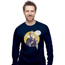 Load image into Gallery viewer, Shirts Long Sleeve Shirts, Unisex / Small / Navy Ok Google
