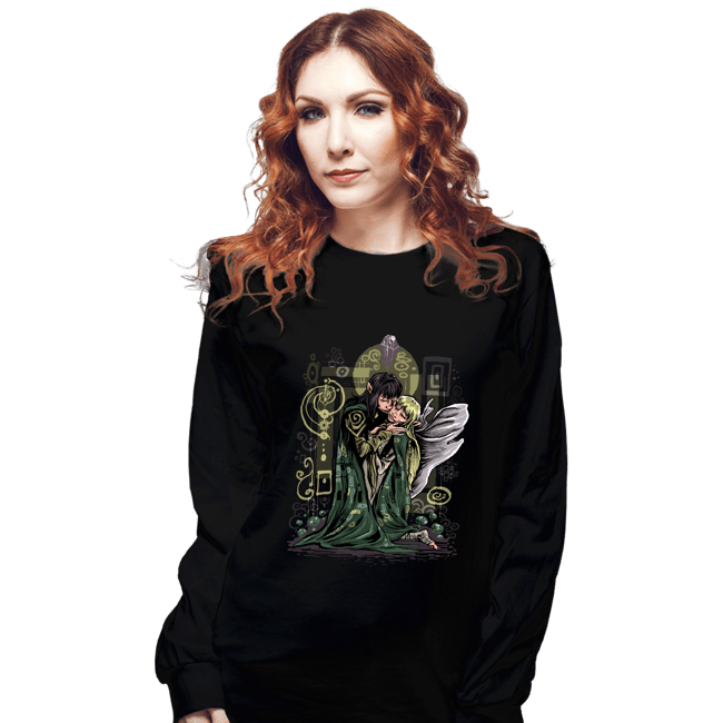 Secret_Shirts Long Sleeve Shirts, Unisex / Small / Black The Dark Kiss