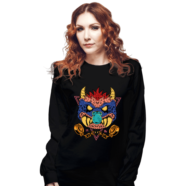 Daily_Deal_Shirts Long Sleeve Shirts, Unisex / Small / Black Unchained