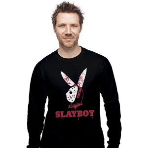 Shirts Long Sleeve Shirts, Unisex / Small / Black Slayboy