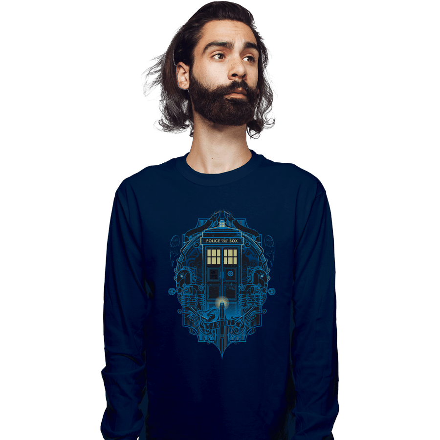 Shirts Long Sleeve Shirts, Unisex / Small / Navy T4RD1S