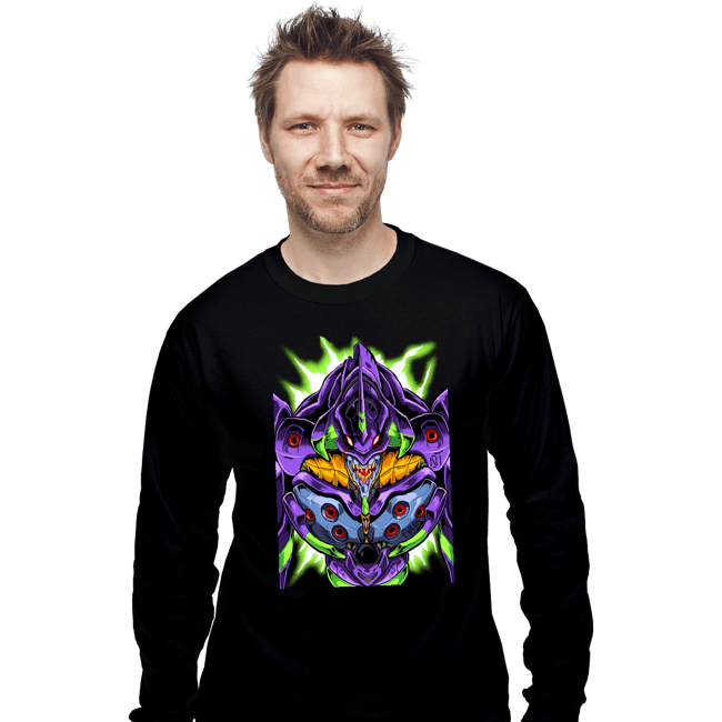 Secret_Shirts Long Sleeve Shirts, Unisex / Small / Black The EVA01