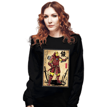 Load image into Gallery viewer, Daily_Deal_Shirts Long Sleeve Shirts, Unisex / Small / Black Iron Samurai
