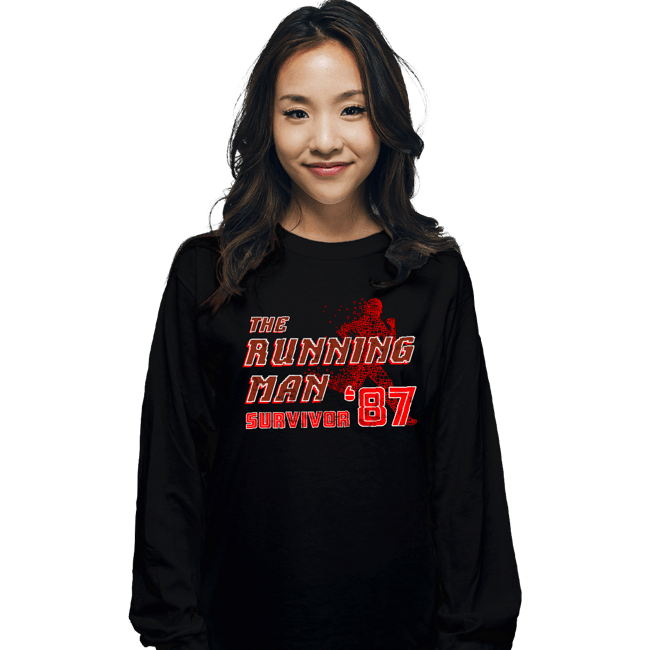 Secret_Shirts Long Sleeve Shirts, Unisex / Small / Black Survivor '87