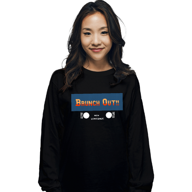 Secret_Shirts Long Sleeve Shirts, Unisex / Small / Black Brunch Out!