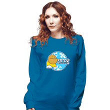 Load image into Gallery viewer, Shirts Long Sleeve Shirts, Unisex / Small / Sapphire Fatov
