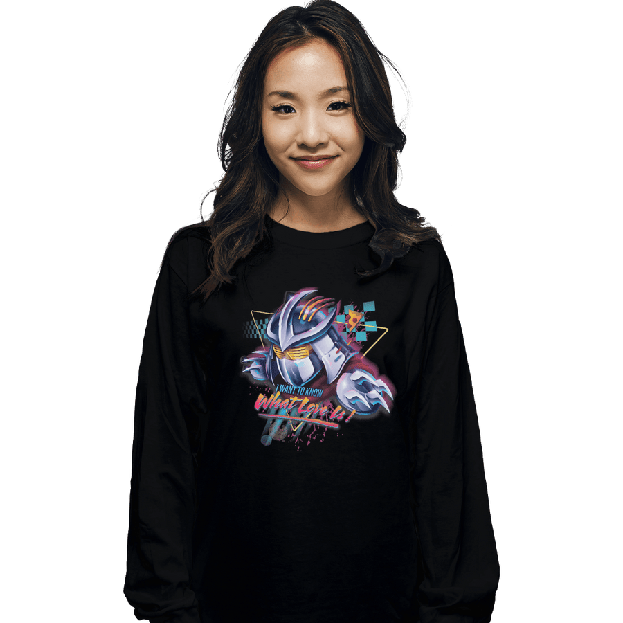 Shirts Long Sleeve Shirts, Unisex / Small / Black What Is Love